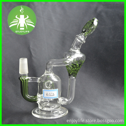 Wholesale Inline Percolator Recycler Glass Water Pipe